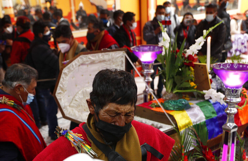 APTOPIX Bolivia Indigenous Leader